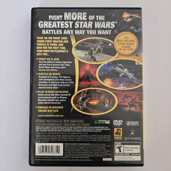 Star Wars Battlefront Greatest Hits PS2 Game Complete With Case & Manual LucasAr - Picture 7 of 10